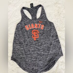 PINK Victoria's Secret Giants Tank Top - Heather Gray and Bold Orange